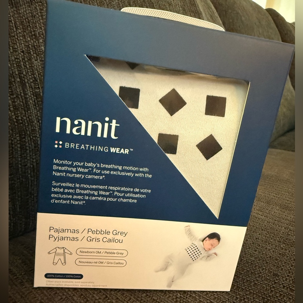 Nanit Breathing Wear Pajamas - Pebble Grey